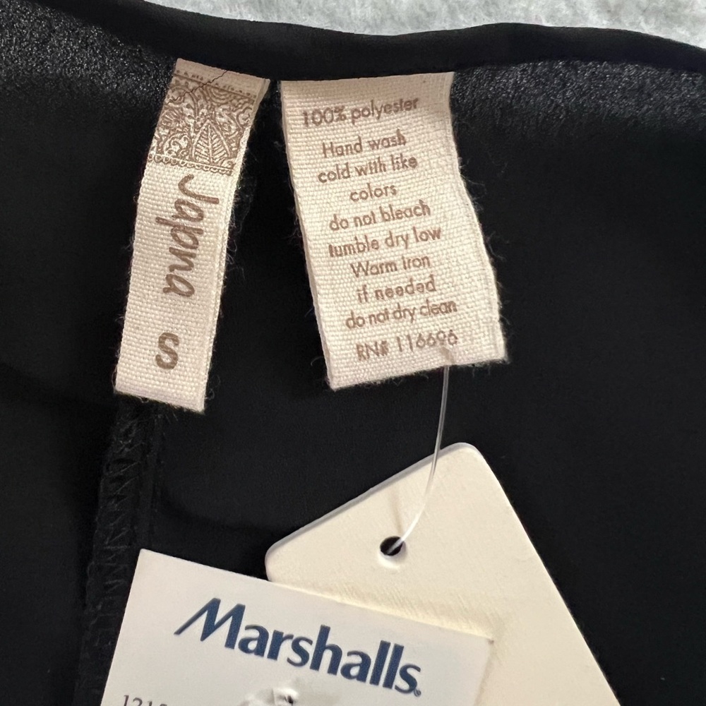 Black Blouse with detail trim - Picture 5 of 5